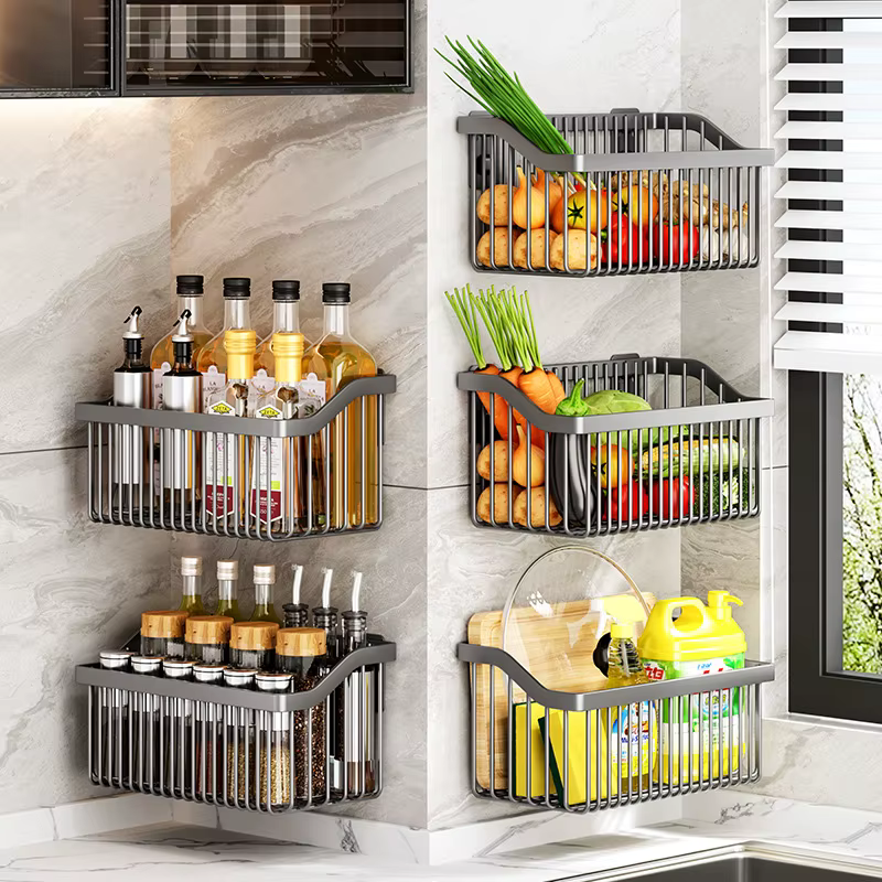 Panier de rangement mural suspendu