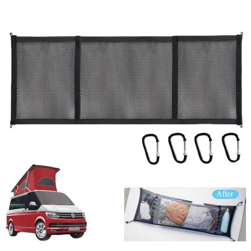 Kits de sacs de rangement en maille de Nylon pour toit de caravane, pour VW T5 T6 Beach California Multivan Caravelle Bulli, sac de tente de toit de caravane