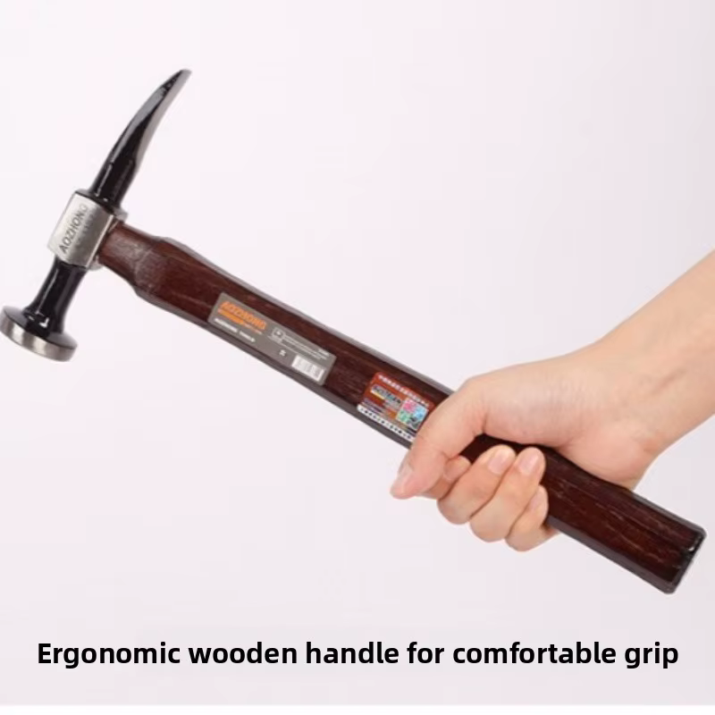Marteau à cuir professionnel en acier au carbone à double tête pour outils de maroquinerie et de tôlerie