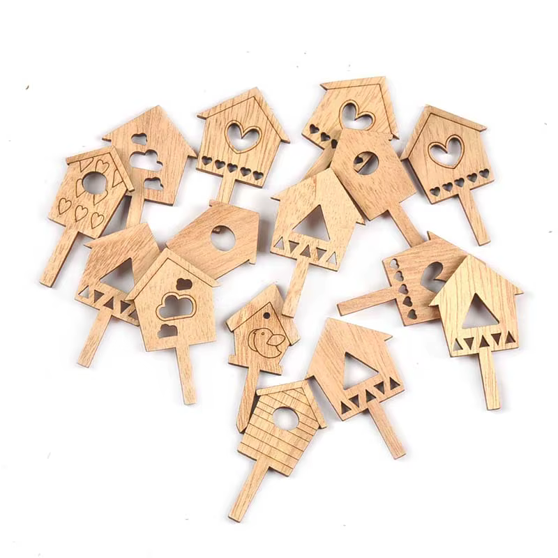 25 pièces 30x50mm planche de bois insérer mélange maison modèle bricolage