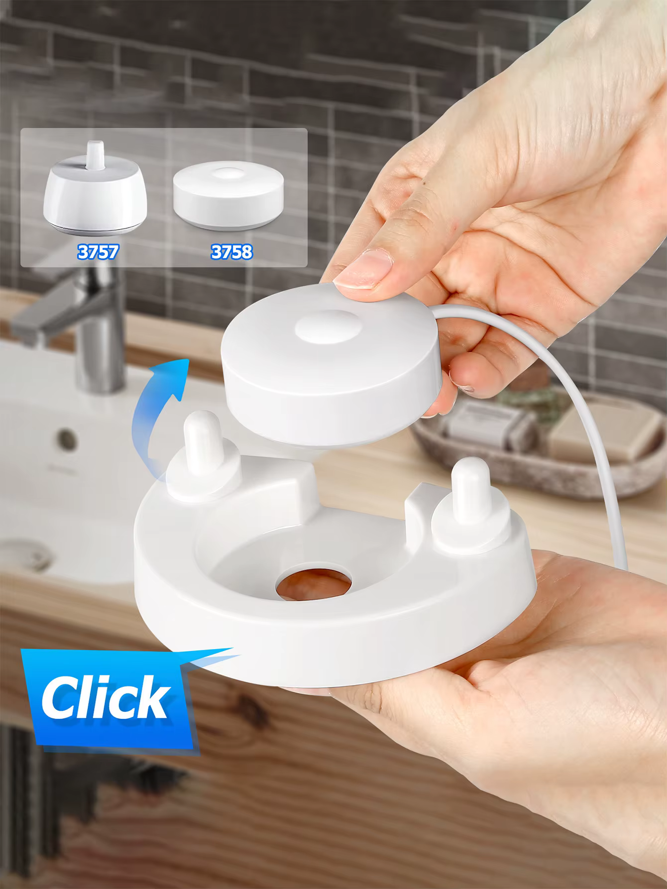 Porte-brosse à dents électrique