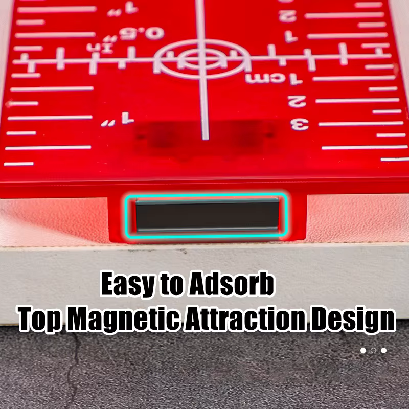 Plaque de visée pour niveau laser