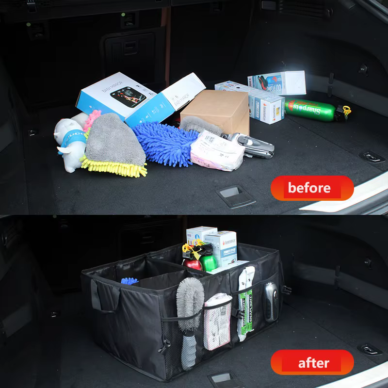 Boîte de rangement pliable pour voiture