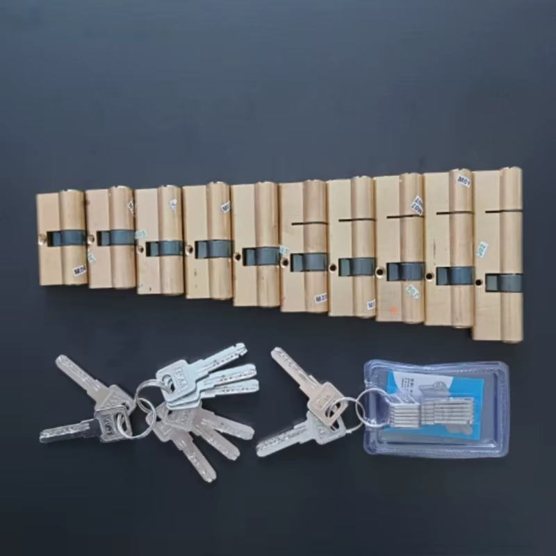 Cylindre de porte serrure biaisée 65 70 80 90 115mm