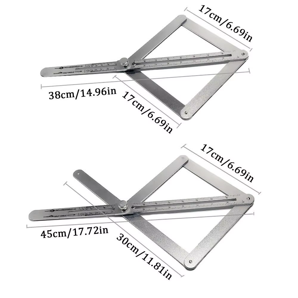 Détecteur d'angle de mesure d'angle avec échelle claire
