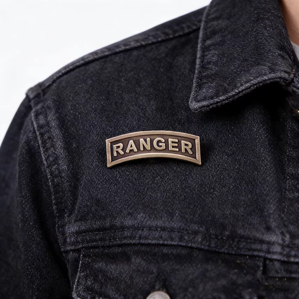 Insigne de compétence Ranger, insignes de commando, broche en alliage bronze antique, polyvalente pour uniforme de travail