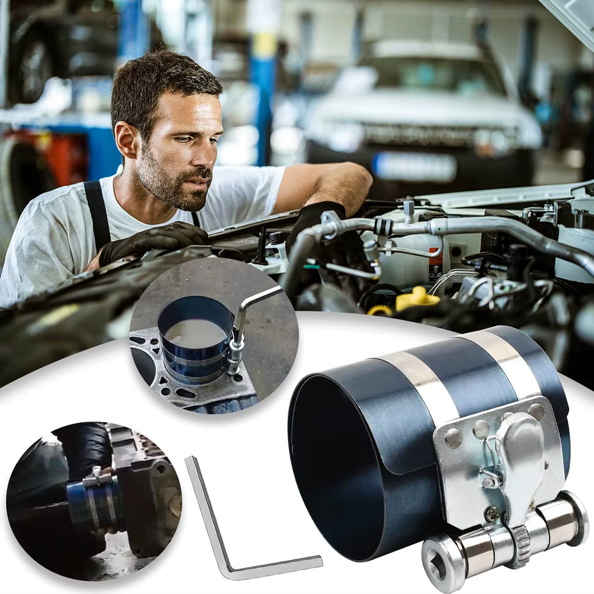 Pince d'installation de segments de Piston