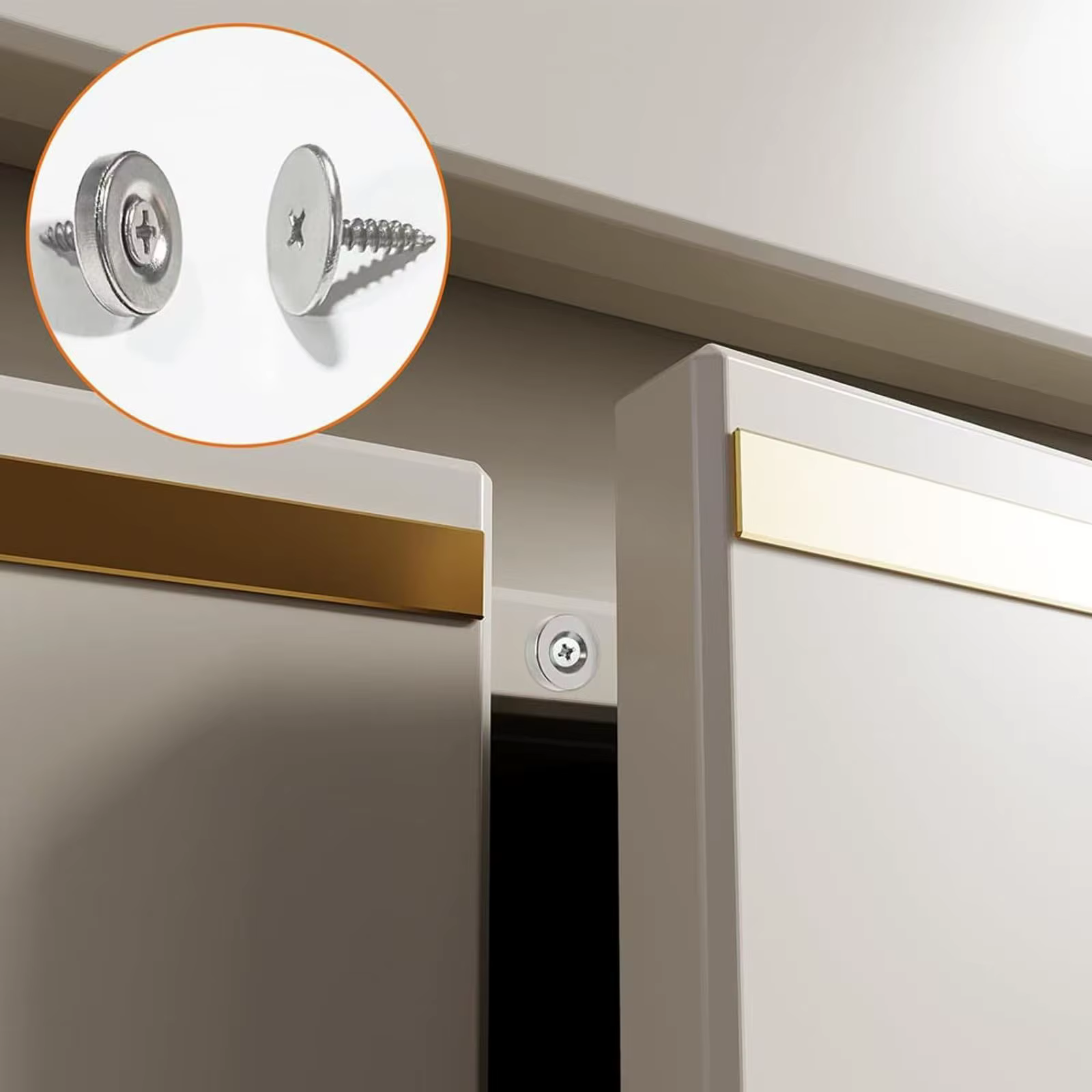 Loquets magnétiques robustes pour armoire