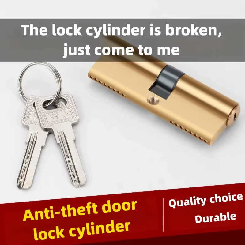 Cylindre de porte serrure biaisée 65 70 80 90 100mm