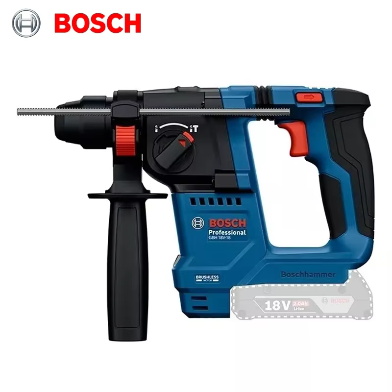 Marteau perforateur sans fil BOSCH GBH 18V-18 avec moteur sans balais SDS Plus professionnel