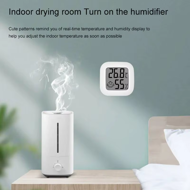 Thermomètre et hygromètre numérique LCD pour intérieur