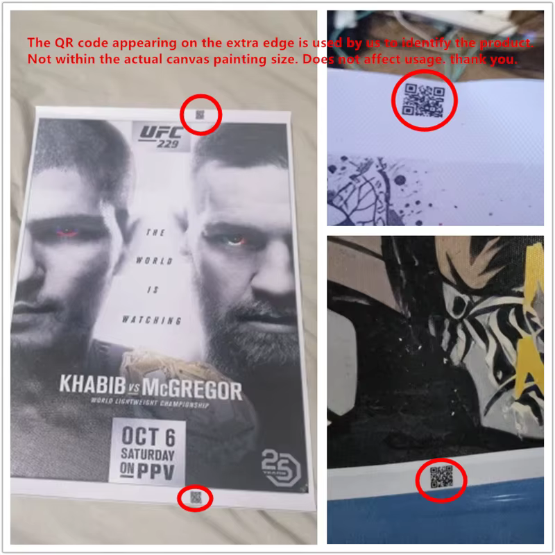 Affiche abstraite colorée imprimée pour murs