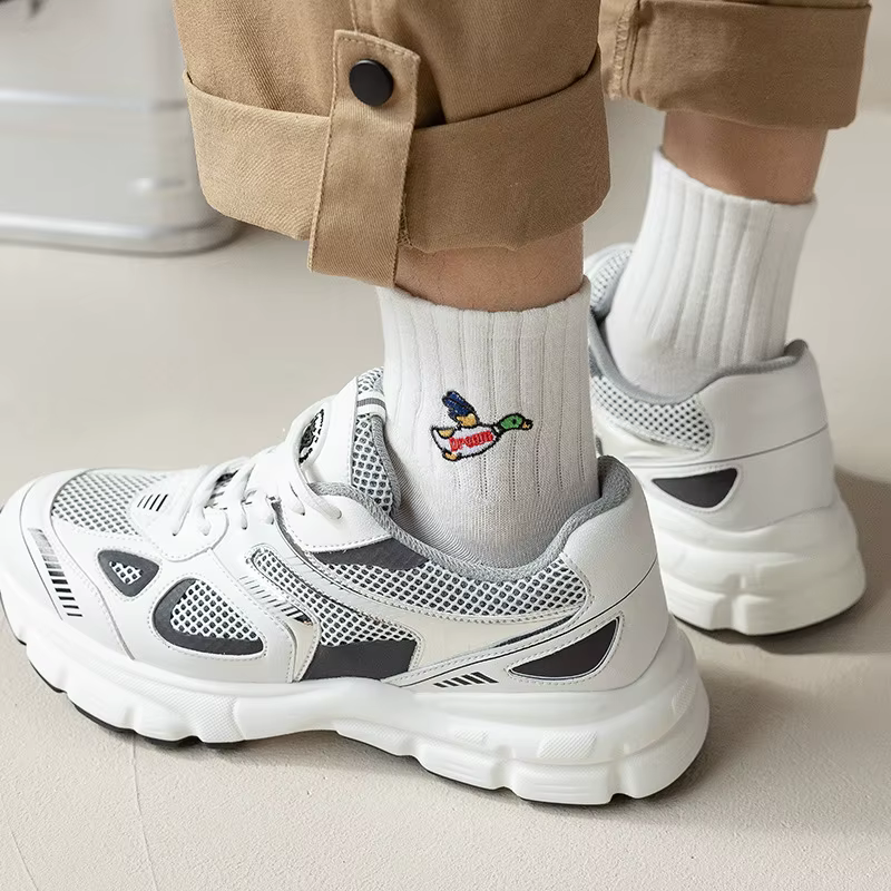 4 paires/boîte de chaussettes pour hommes