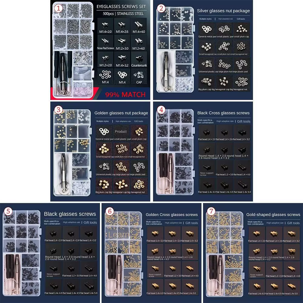 Kit d'outils de réparation de lunettes de soleil