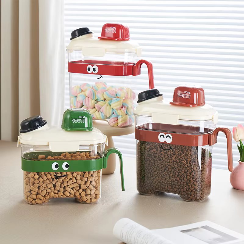 Seau de stockage pour aliments pour chats
