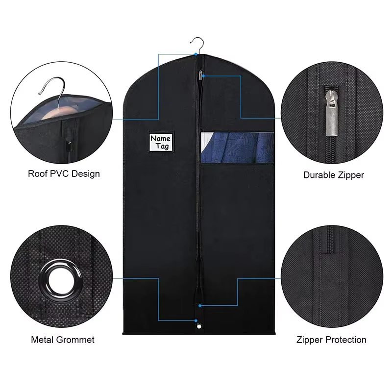 Housse de protection anti-poussière pour garde-robe