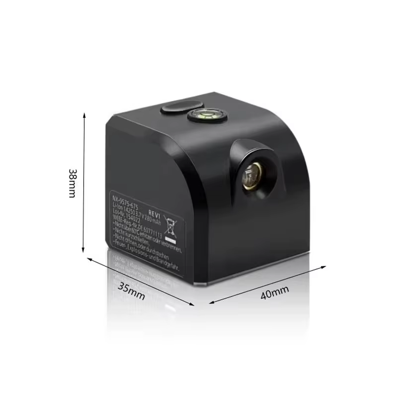 Mini niveau Laser portatif de ligne verticale horizontale de croix de lumière verte avec le chargement USB magnétique