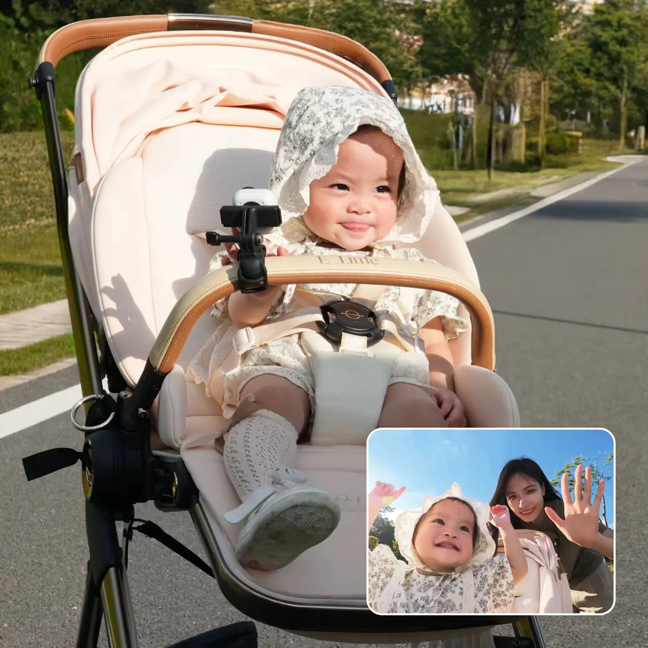 Support de fixation ultra flexible Insta360 GO – Sangle élastique flexible 360 °   Rotation horizontale pour accessoires d'origine Insta360