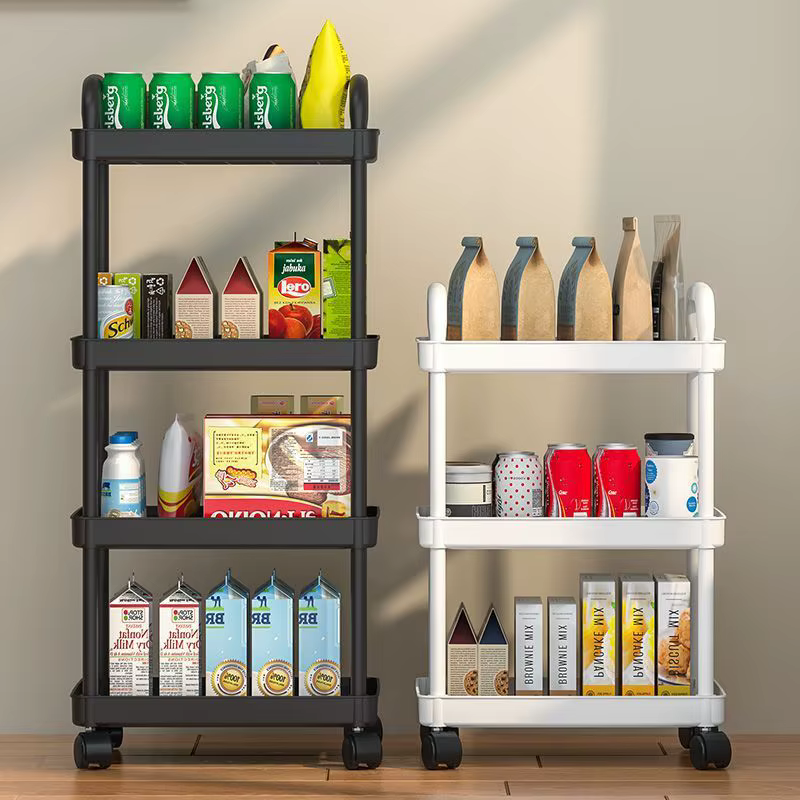Chariot de rangement multi-niveaux HOHOStorage T1 sur roulettes pour la maison