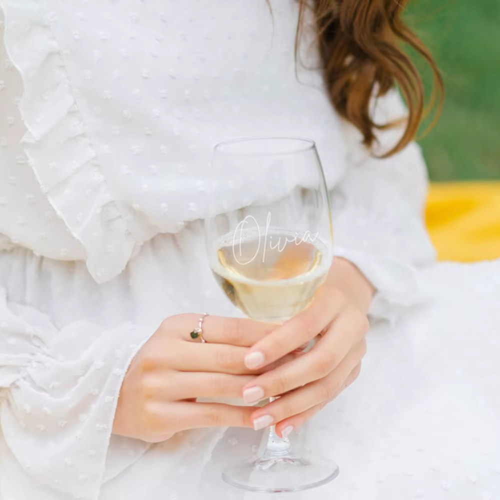 Verres à vin personnalisés