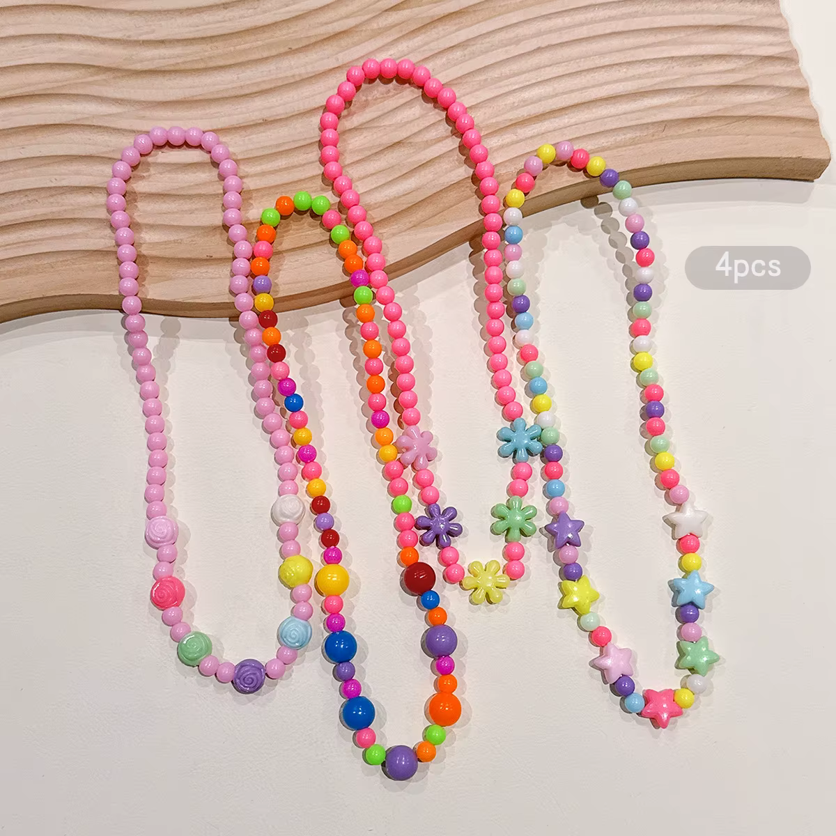 4 colliers simples, polyvalents