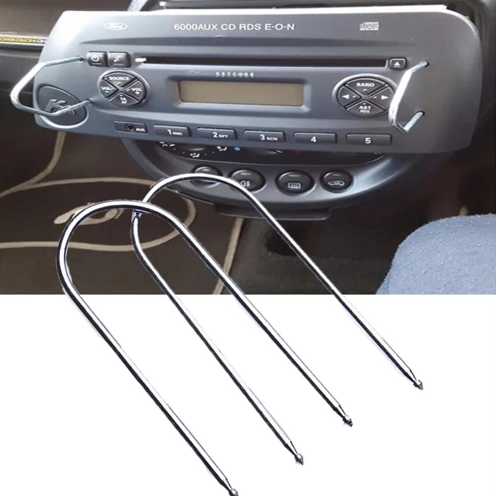 Convient pour Ford pour Peugeot Renault pour Nissan 2X clés de retrait de Radio stéréo de voiture changeur de CD outil