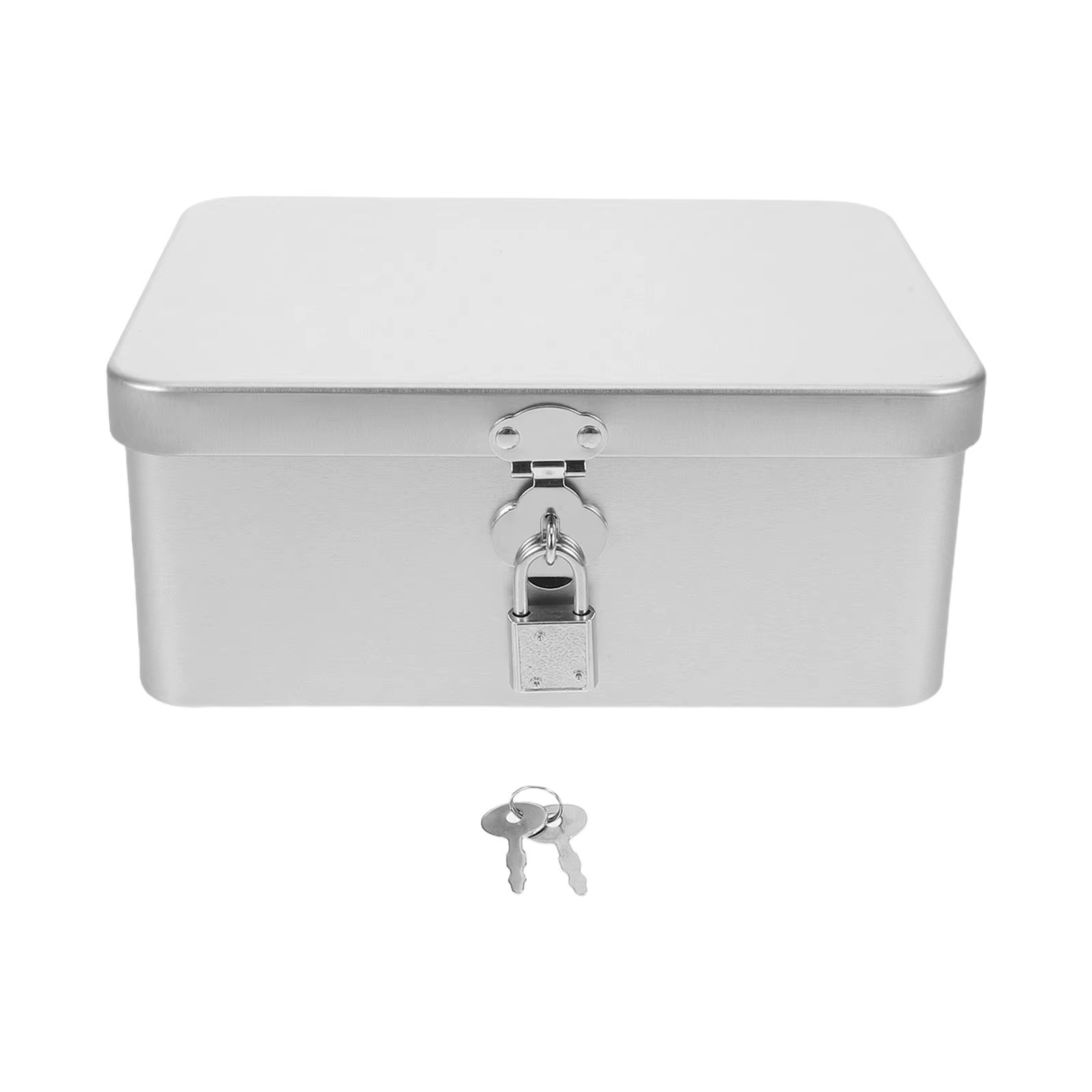 Boîte en métal avec couvercle