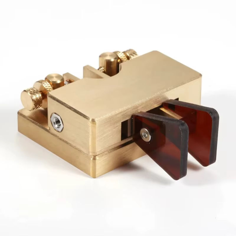 JCY 56 clé télégraphique en laiton clé automatique double palette clé CW magnétique clé Morse Radio amateur