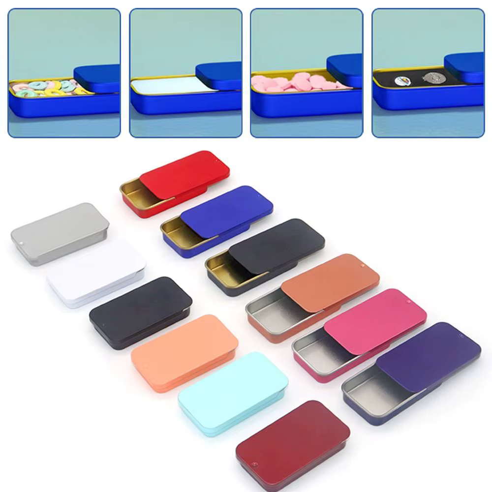 Boîtes AfricHinged Rectangulaires Multicolores