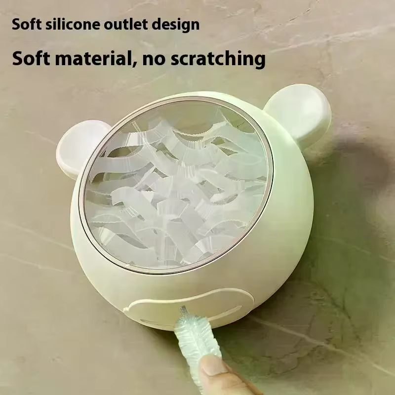 Boîte de rangement d'enveloppe en plastique, Organization de Film alimentaire, boîte anti-poussière murale, support d'enveloppe de couverture alimentaire, couvercle de boîte de rangement de cuisine à
