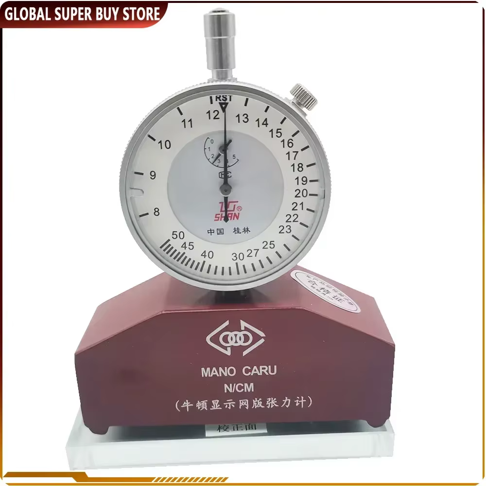 Outil de mesure de jauge de tension Newton de haute précision en soie imprimée 8-50N