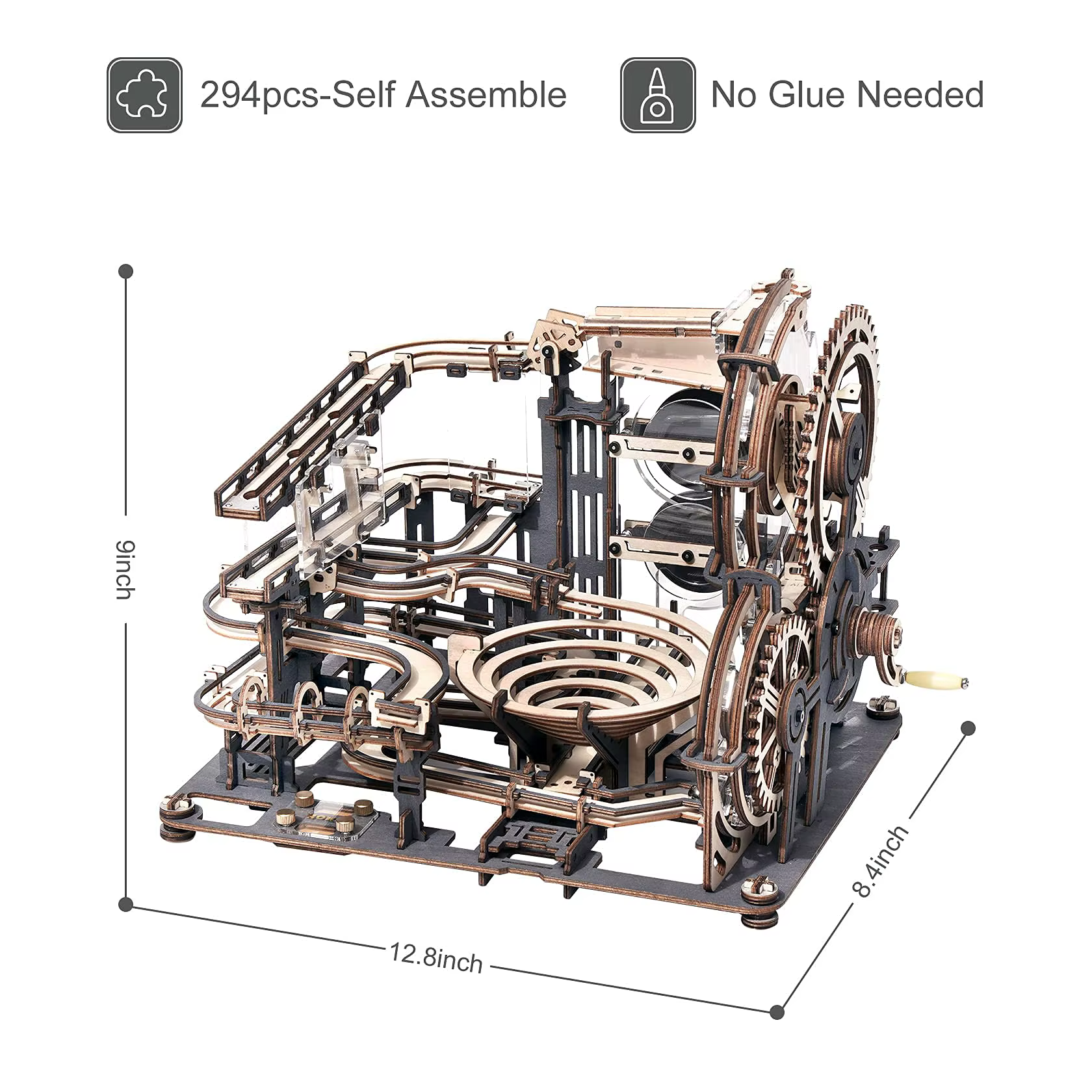 ROKR Marble Night City 3D Puzzle en bois à assembler