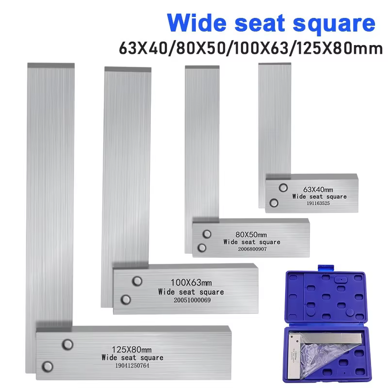 Règle d'angle en acier au carbone de haute précision en forme de L 90° ° Outil de mesure