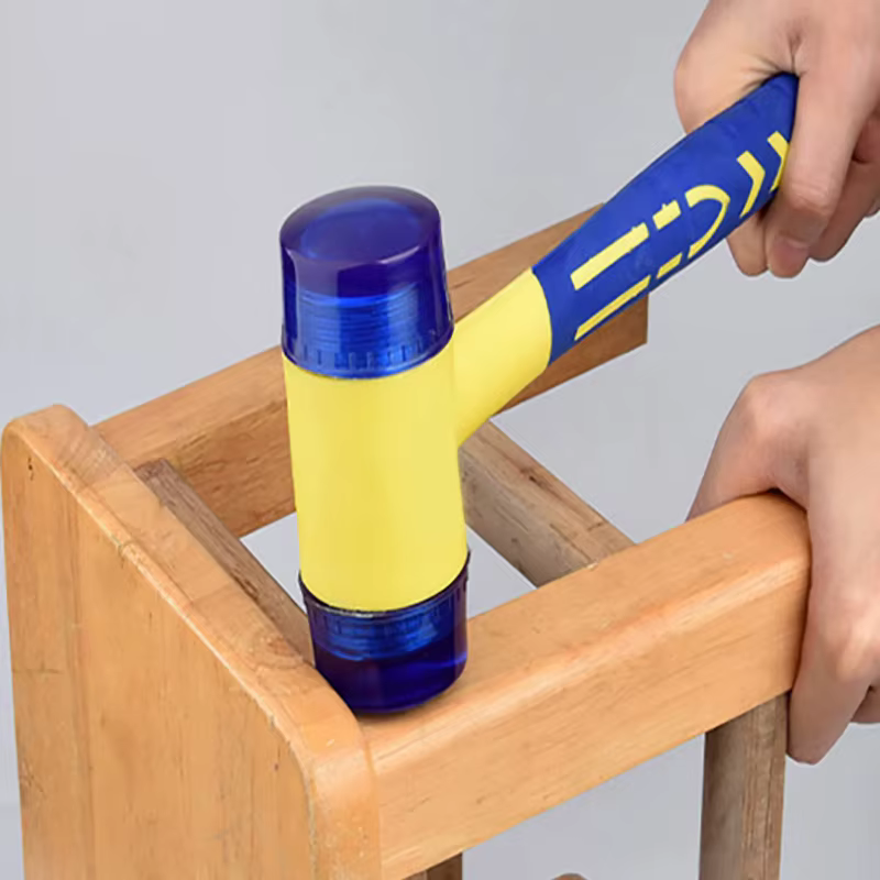 Marteau d'installation à double tête avec poignée en caoutchouc