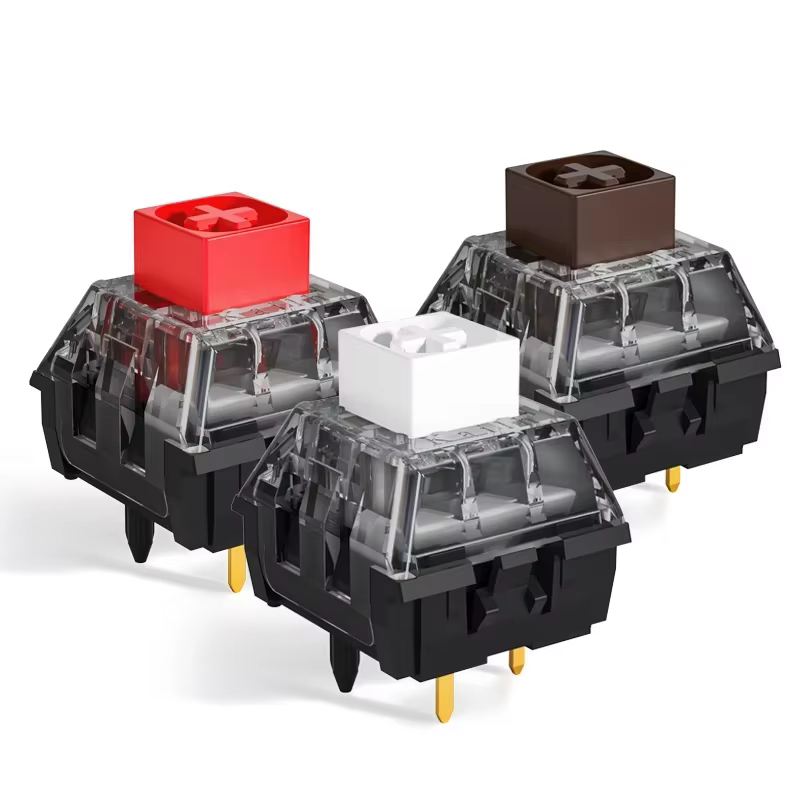 Kailh Box V2 BOX blanc rouge marron commutateur bricolage clavier mécanique de jeu personnalisé 5Pin MX Clicky commutateurs tactiles linéaires AJAZZ AK820