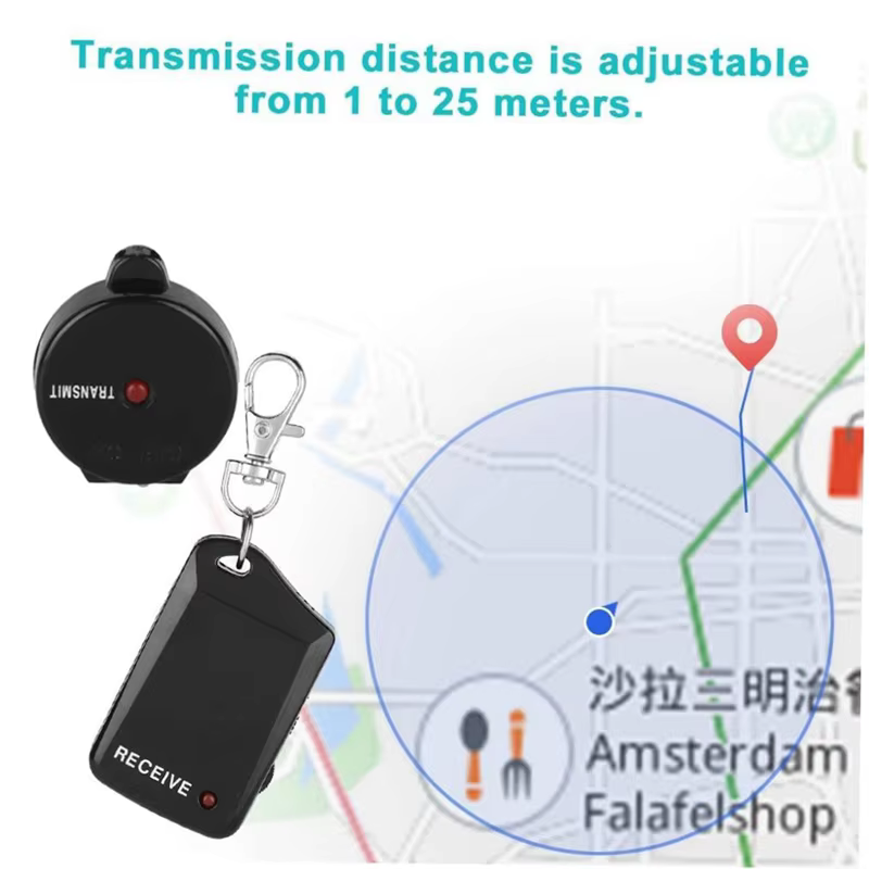 Dispositif Anti-perte sans fil ABYN-RF, Protection de sécurité, garde personnelle, lumière sonore, alarme antivol, Kits domotiques