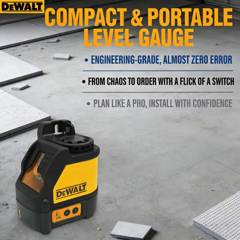 Niveau laser DEWALT DW088CG avec étui