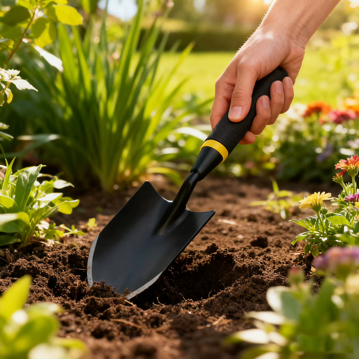 Pelle de jardin, outils de jardinage