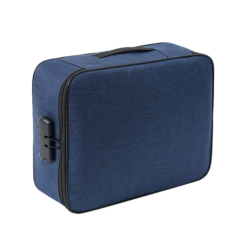 Sac de rangement de documents à 2 couches