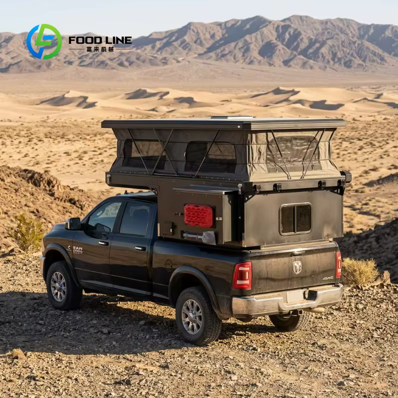 Camper robuste personnalisé pour pick-up