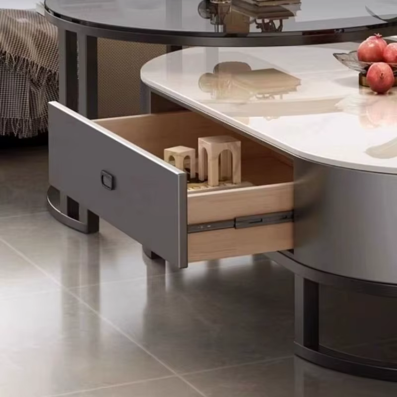 Table basse en marbre pour carnet de notes, italienne, Unique, de luxe, Design rond, Mesa Centro, accessoires de Salon pour la maison