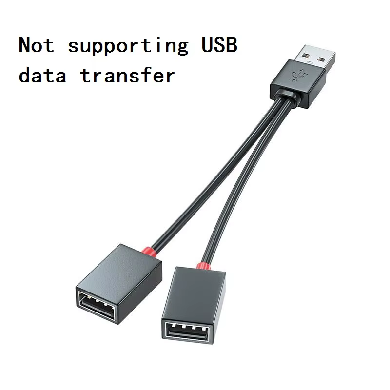 Adaptateur multifonctionnel de branchement USB 1 à 2 pour téléphones mobiles