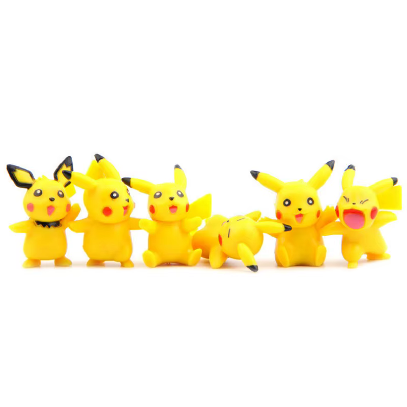 18 pièces/ensemble Pokemon Pikachu figurine Animation poupée mignonne Collection PVC modèle jouets