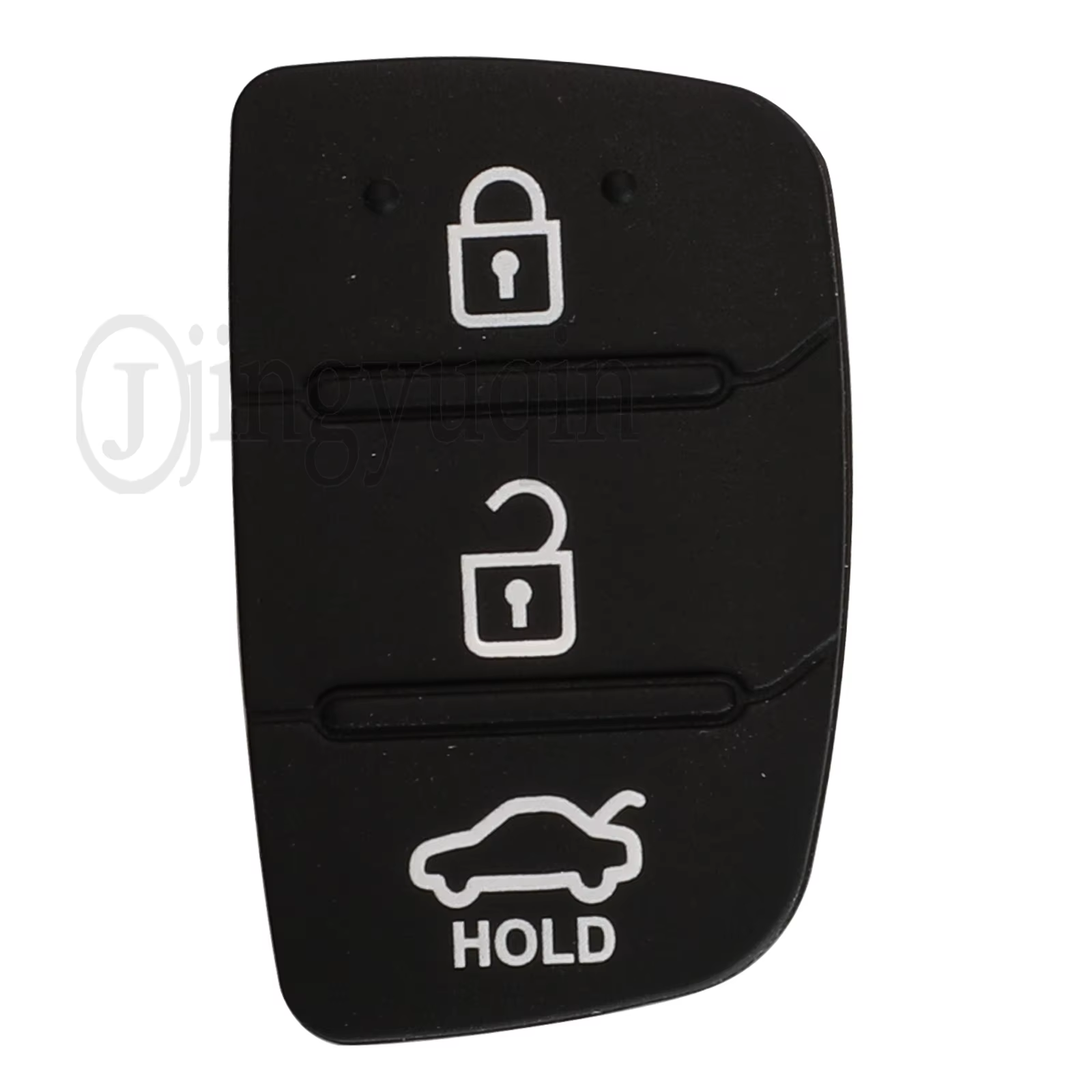Jingyuqin 10 pièces tampon de réparation de clé à distance de voiture pour Mistra Hyundai HB20 SANTA FE IX35 IX45 housse de clé 2/3/4 boutons de remplacement