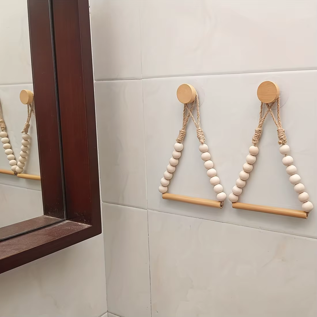 [Support à rouleaux de papier rustique]