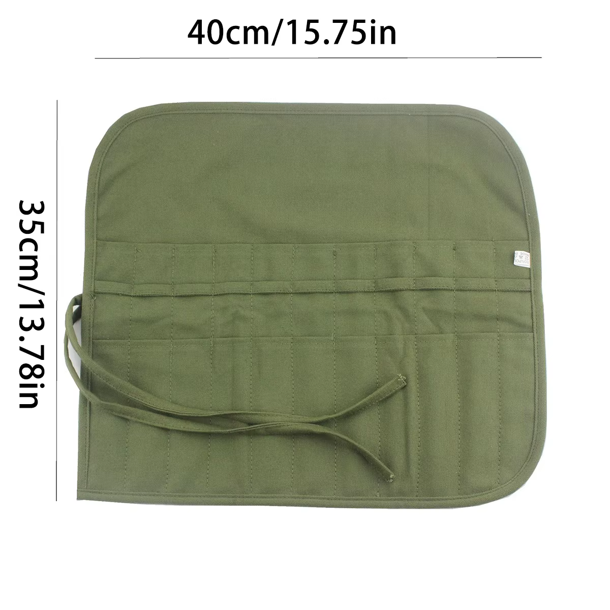Sac de rangement en toile pour pinceaux de peinture, sac de rangement pour pinceaux d'aquarelle et de Gouache à 22 fentes, sac de rangement pour pinceaux de calligraphie, sac pour stylos enroulable