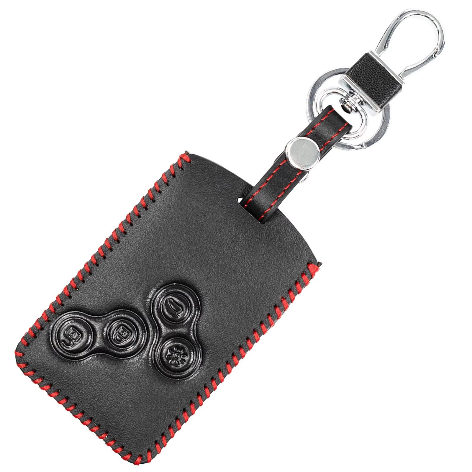Housse de clé de voiture en cuir pour Renault Koleos Captur Clio Megane Scenic Laguna
