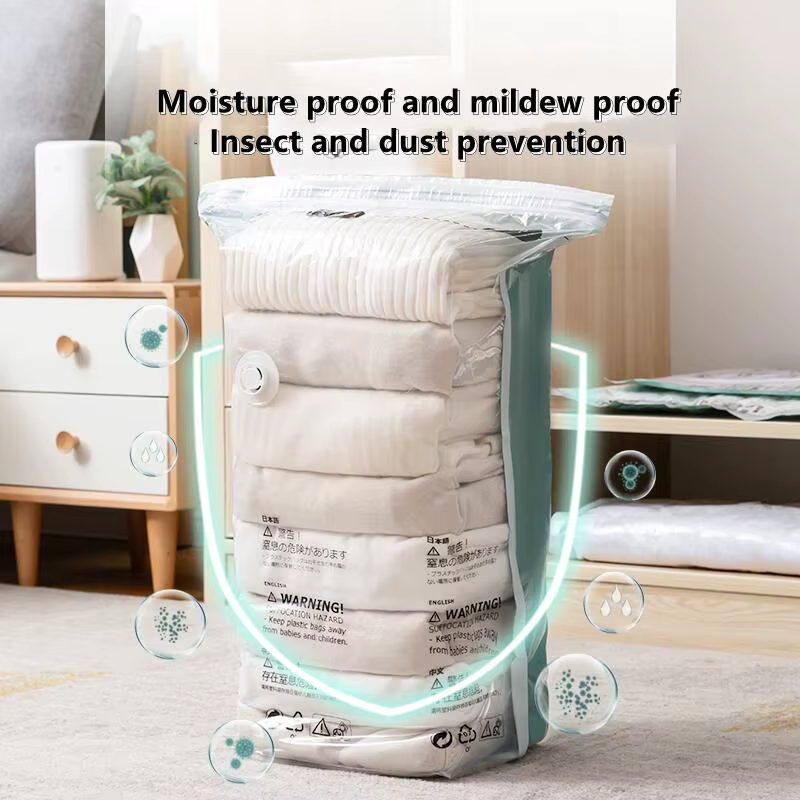 Sacs de rangement sous vide sans pompe