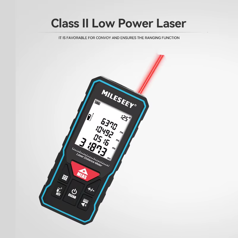 MILESEEY X6 ruban à mesurer Laser 40M 60M 80M 100M