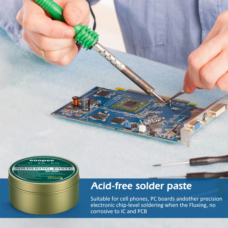 Pâte à souder pour l'électronique
